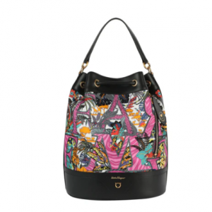 38% Off Salvatore Ferragamo Safari-Print Leather-trim Backpack @ SHOP SIMON