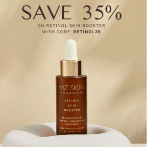 35% Off Retinol Skin Booster 20ml @ MZ Skin