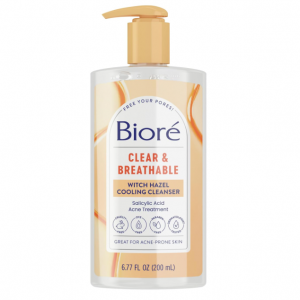 Biore Clear & Breathable Cooling Cleanser with Salicylic Acid 6.77oz @ Amazon 