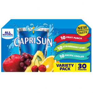 Capri Sun 多款混合果汁 30袋装 @ Amazon