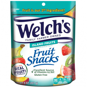 Welch's Fruit Snacks, Island Fruits, Perfect for Sharing, Gluten Free, Bulk Bag, 8 oz @ Amazon