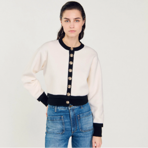 Sandro Paris 女士針織開衫