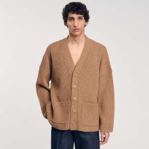 Sandro Paris 男士針織開衫