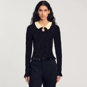 Sandro Paris Smocked 上衣