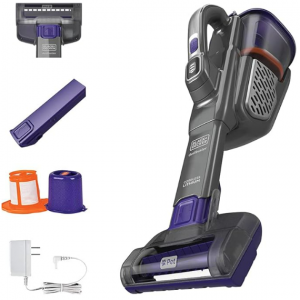 BLACK+DECKER dustbuster furbuster AdvancedClean+ Cordless Pet Handheld Vacuum (HHVK515JP07)