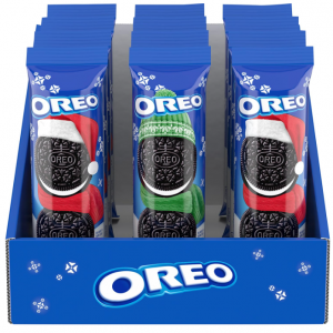 OREO Chocolate Sandwich Cookies, Holiday Cookies, 12 - 4 oz Stocking Stuffer Packs @ Amazon