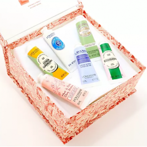 L'Occitane 6pc Holiday Hand Cream Collection @ QVC