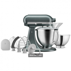 Artisan® 系列 5 夸脱倾斜头立式搅拌机，带高级配件包