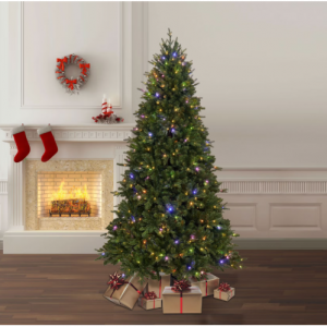 $50 off Berkley Jensen LED 7.5' Aurora One-Plug 11 Function Tree @BJ's