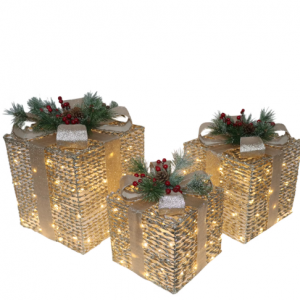 $10 off Berkley Jensen Gold Glitter Giftbox, Set of 3 @BJ's