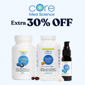 Extra 30% Off Core Med Science @ Natural Healthy Concepts