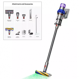 Dyson V15 Detect Cordfree Vacuum w/2 Cleaner Heads & Floor Dok @ QVC