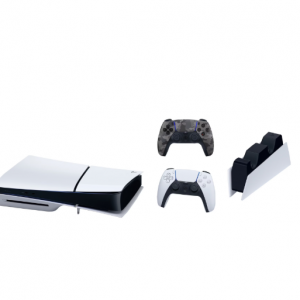 $110 off Sony Playstation 5 Slim Disc Console Bundle with Gray Camo Controller @BJ's