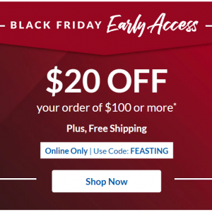 Early Black Friday Sale @ The Vitamin Shoppe