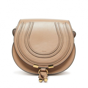 CHLOE Marcie small glossy leather shoulder bag