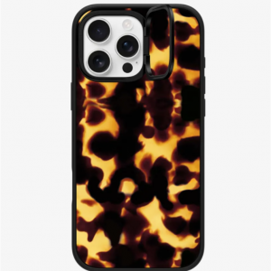 Tortoiseshell Impact Ring Stand Case MagSafe Compatible