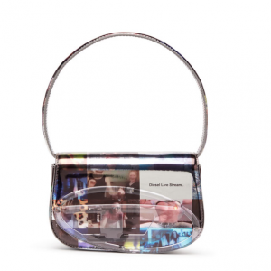Diesel 1DR-Iconica borsa a spalla con stampa Livestream