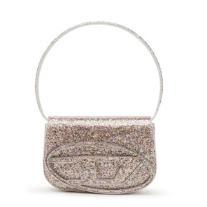 Diesel 1DR-Iconic shoulder bag with macro glitter