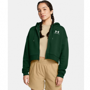 UA Icon 女士抓绒拉链卫衣