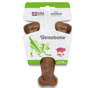 Benebone 培根味叉骨咀嚼玩具，小号