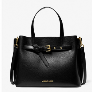 MICHAEL Michael Kors Emilia Large Pebbled Leather Satchel