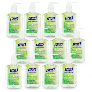 PURELL Advanced Hand Sanitizer , Citrus Scent, 8 fl oz Pump Bottle (Pack of 12) @ Amazon