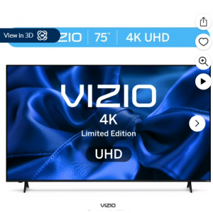 VIZIO 75” Class 4K UHD LED HDR Smart TV (New) V4K75S-0804 for $478 @Walmart