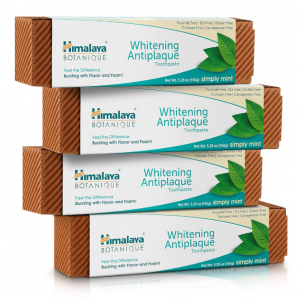 Himalaya Botanique Whitening Complete Care Toothpaste, 5.29 Oz, 4 Pack @ Amazon