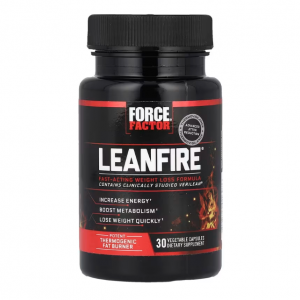 Force Factor, LeanFire®，30 粒素食膠囊