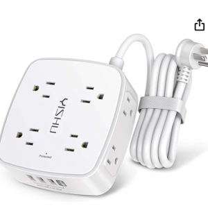 41% off 6 Ft Surge Protector Power Strip - 8 Widely Outlets with 4 USB Ports @Amazon