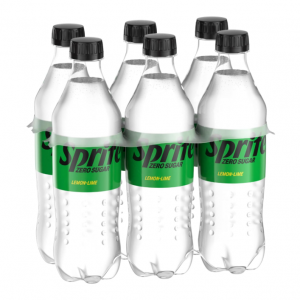 Sprite Zero Sugar Lemon Lime Diet Soda Pop Soft Drinks, 16.9 fl oz, 6 Pack @ Amazon