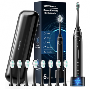 Operan Electric Toothbrush for Adults and Kids Rechargeable Sonic Toothbrush with 5 Modes @ Amazon