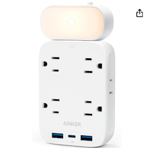 29% off Anker USB Wall Charger,Anker 6 Outlet Extender with 2USB A, 1USB C Ports @Amazon