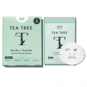 Rael 麵膜護膚品 含茶樹油和水果提取物 5片