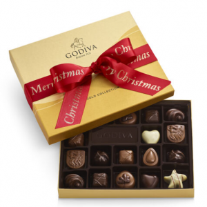 Godiva 什锦巧克力金装礼盒 18颗装