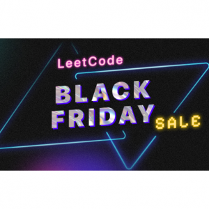 LeetCode Black Friday 2024 Sale $30 OFF Annual Plan