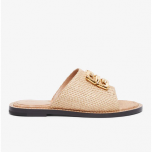 Givenchy 4G liquid raffia flat mules 穆勒鞋