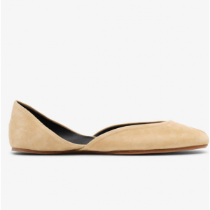 The Row Gemma beige suede ballet flats 單鞋