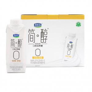 君樂寶 簡醇 0添加蔗糖 巴氏殺菌熱處理風味酸奶 250 克*10 盒