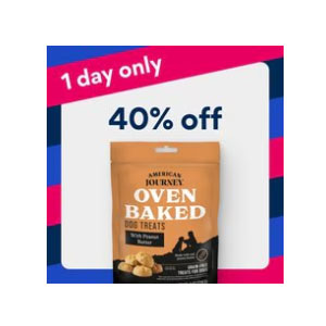 1 Day Only! 40% Off Food And Treats By Chewy​