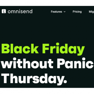 Omnisend Black Friday Cyber Monday Sale 30% OFF 3 Months