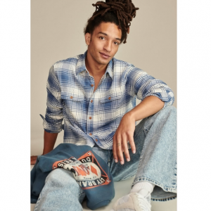 Lucky Brand plaid cloud soft flannel shirt