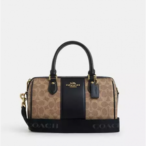 Coach Rowan Satchel Bag In Signature Canvas