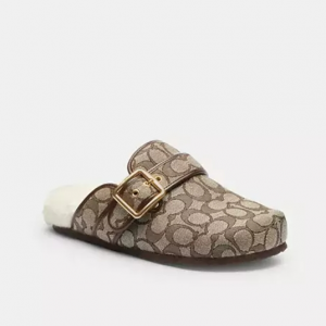 Coach Ashton Clog In Signature Jacquard