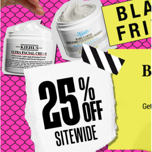 Black Friday Sitewide Sale @ Kiehl's CA