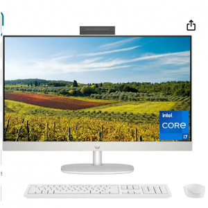 18% off HP 27-cr0082 27" FHD All-in-One Desktop (i7-1355U, 12GB 512GB SSD) @Amazon