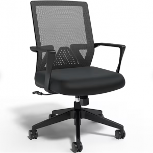 $39.99 (Was $119.99) For Staples Cartwright Ergonomic Fabric Swivel Task Chair, Black (ST62400) 