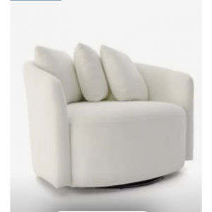 $100 off Beautiful Drew Chair by Drew Barrymore, Cream Boucle @Walmart