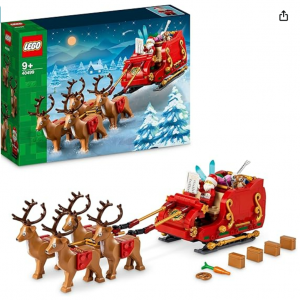 LEGO Santa's Sleigh 40499 Building Toys for Kids, Boys & Girls, Ages 9+ @ Amazon