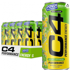 Cellucor C4 Performance Energy Drink | JOLLY RANCHER Green Apple for $14.55 @Amazon